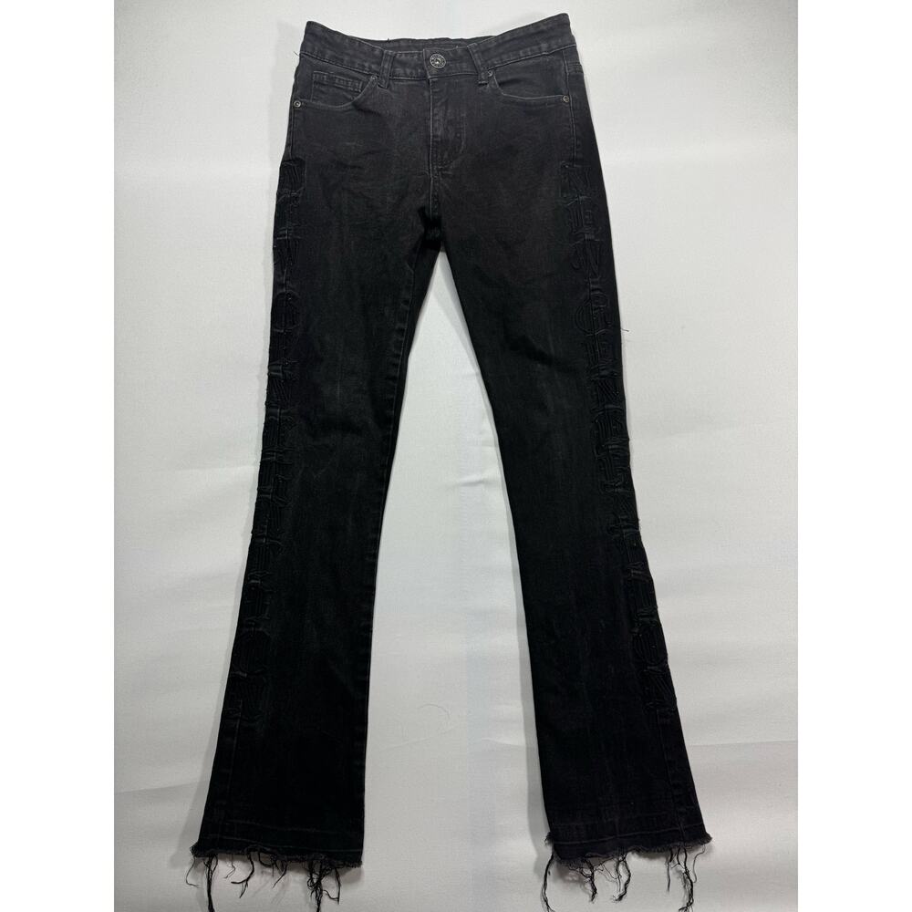 Waimea Youth‎ Boy's Stacked Fit "New Generation" Black Jeans - Size 12 (28x29)*